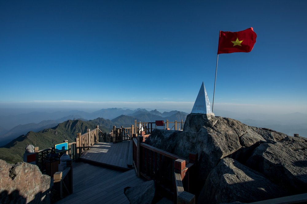 Fansipan,Summit,Highest,Mountain,Peak,Of,Indochina,Sapa,Lao,Cai