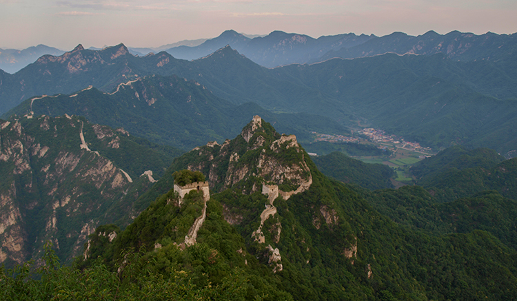 Great Wall of China at Jiankou, Beijing, China