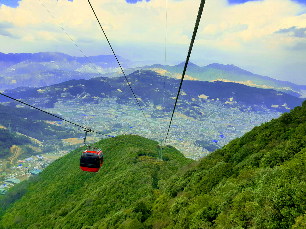 View,From,Cable,Car,Above,The,Chandragiri,Hills,,Nepal